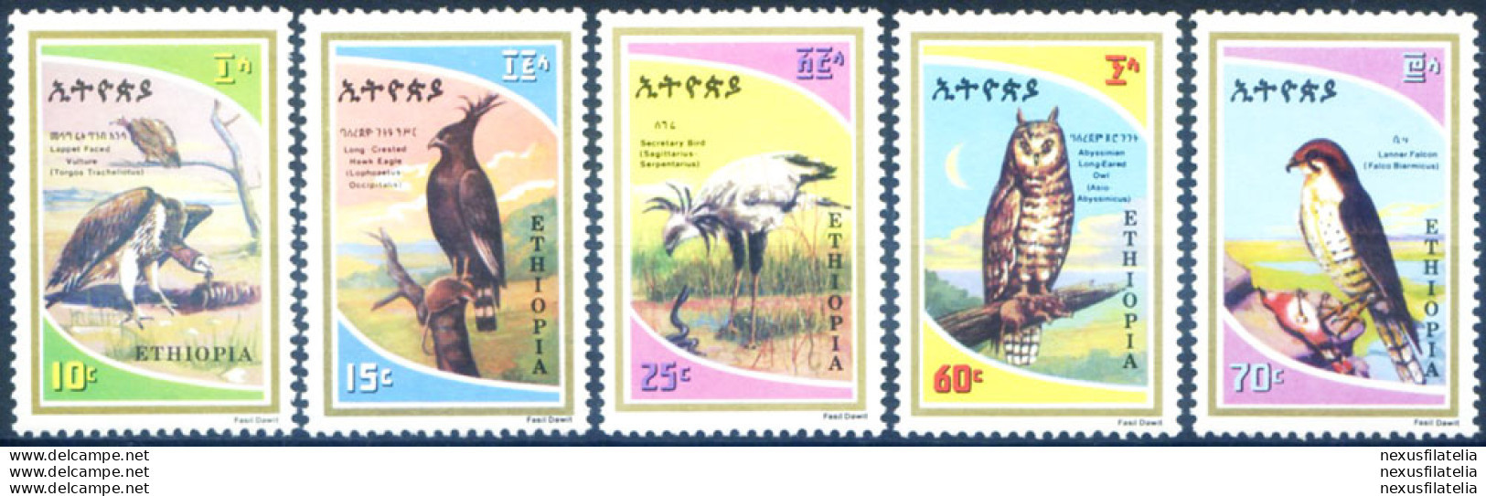 Fauna. Uccelli 1980. - Etiopia