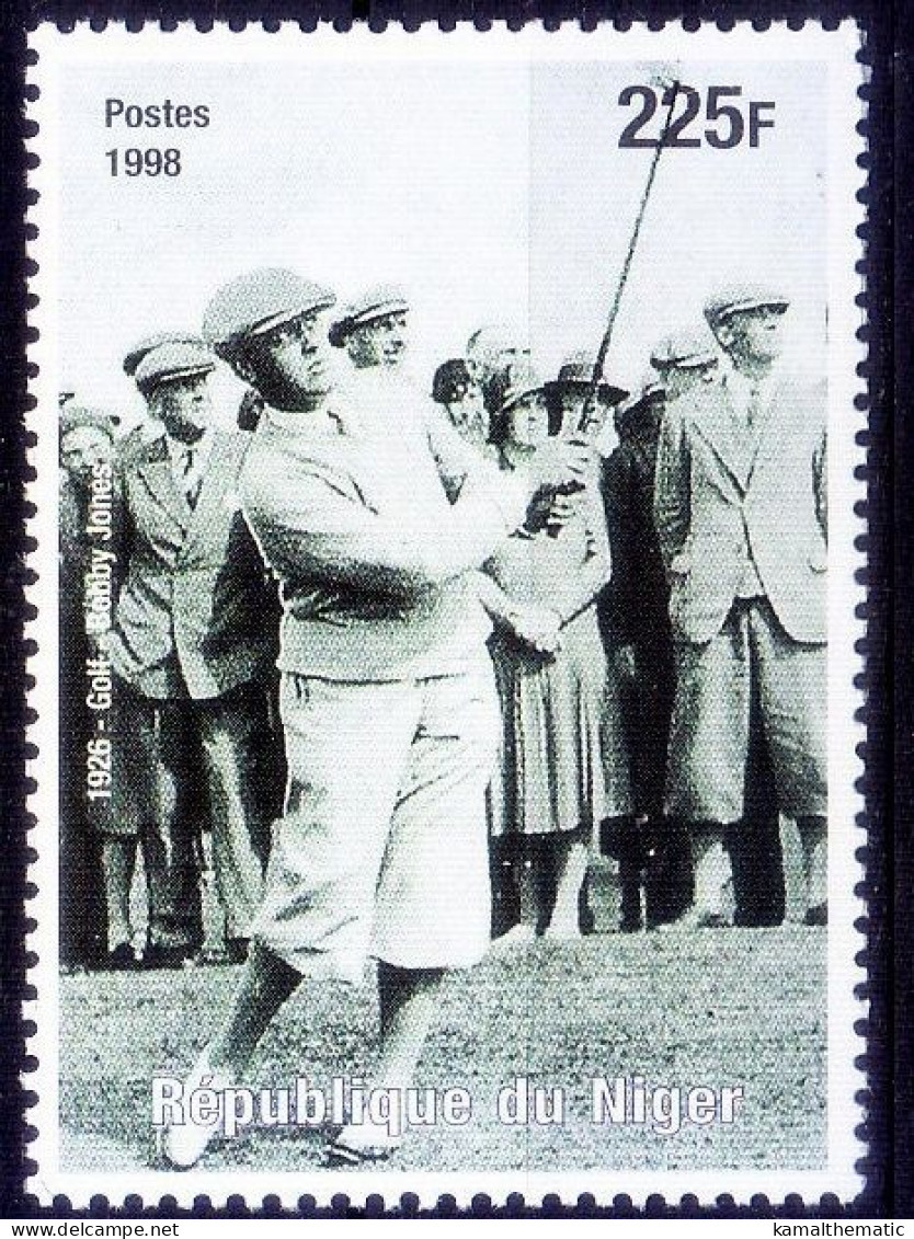 Niger 1998 MNH, 1926 Bobby Jones (golfer) Wins British Open, Sports, - Golf