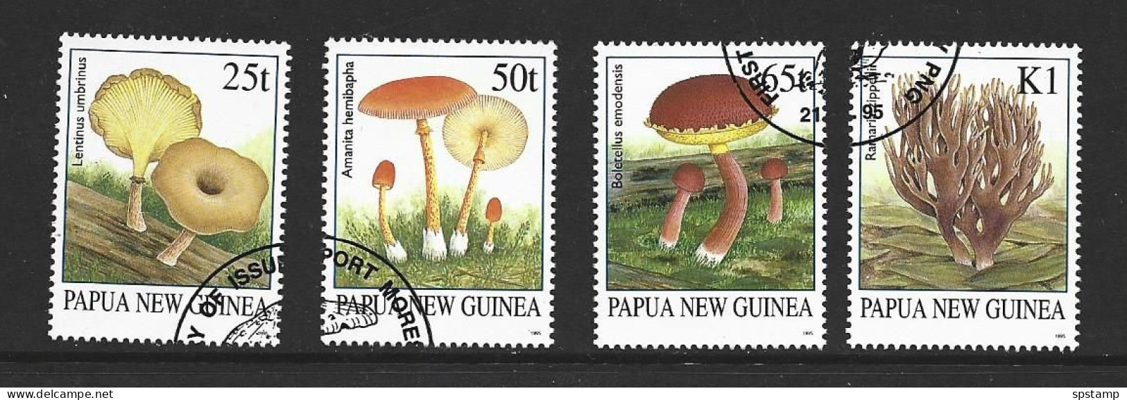 Papua New Guinea PNG 1995 Mushroom Set Of 4 FU - Papua New Guinea