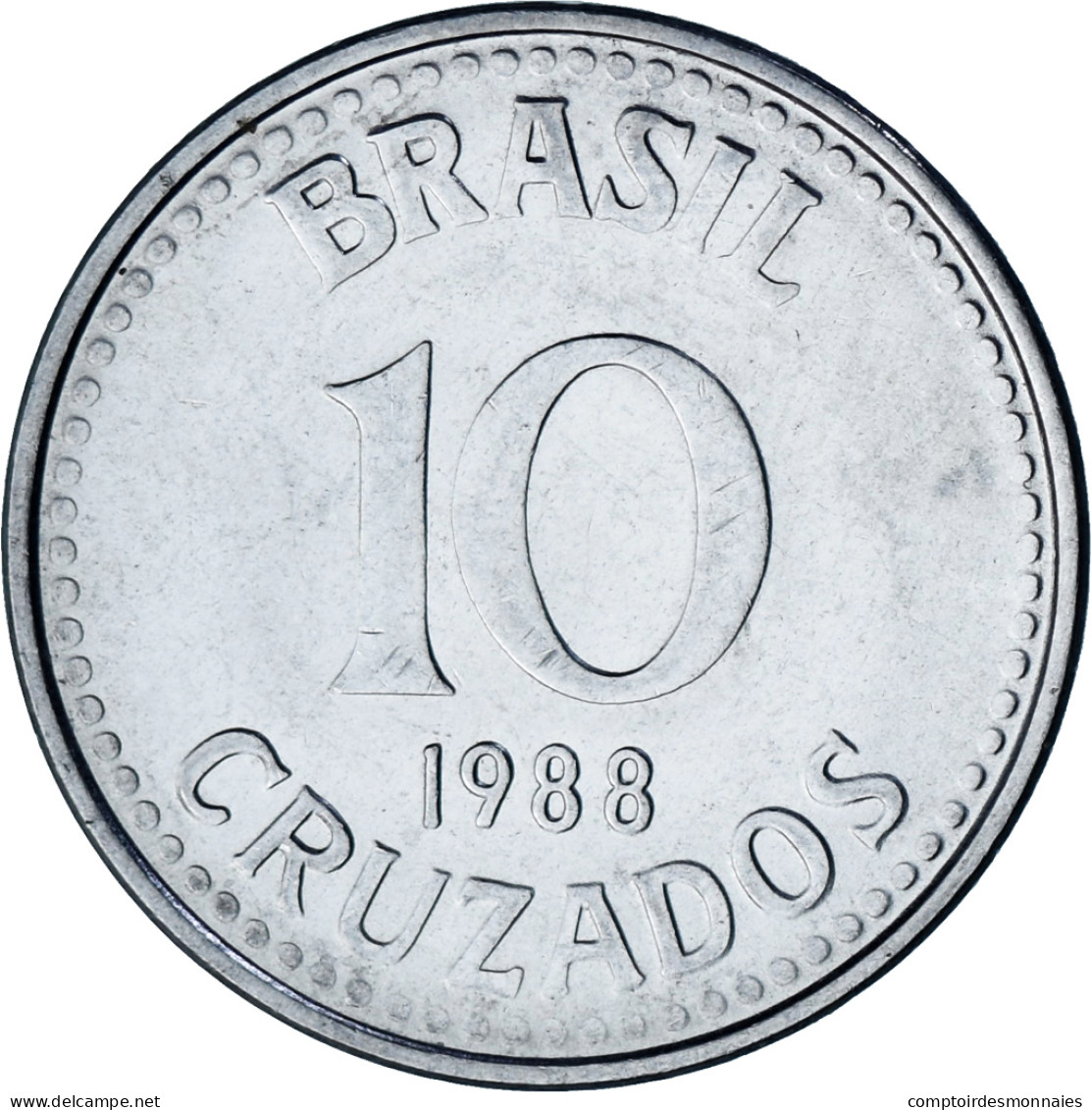 Brésil, 10 Cruzados, 1988 - Brésil