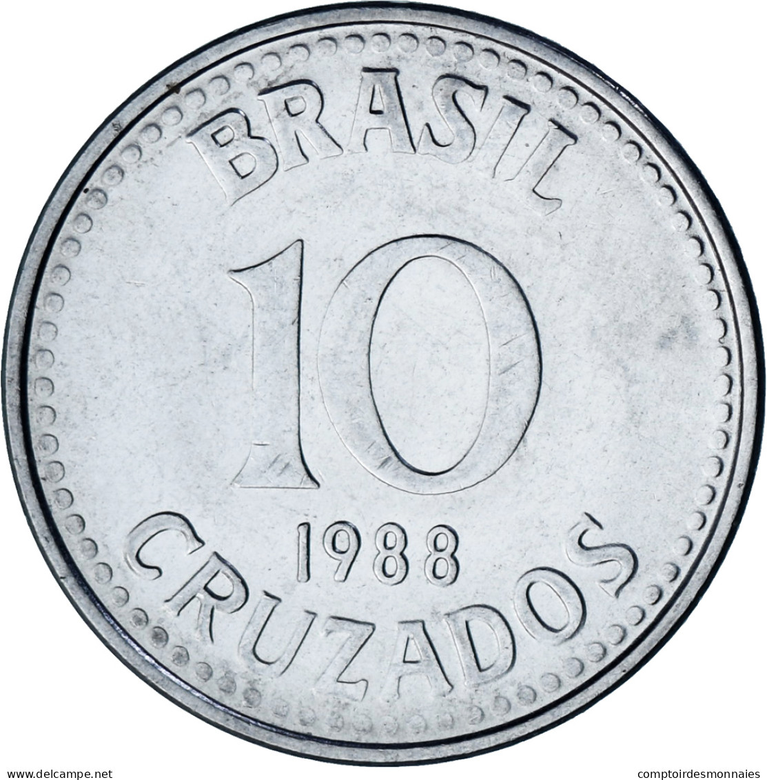 Brésil, 10 Cruzados, 1988 - Brasilien