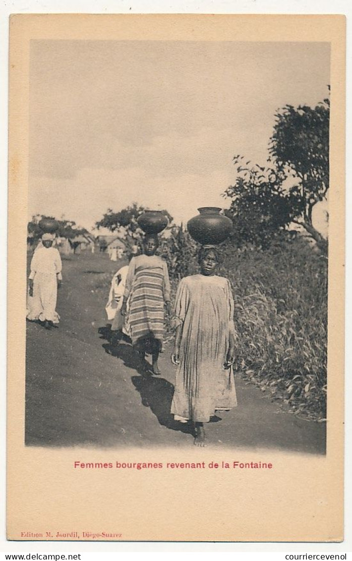 CPA - MADAGASCAR - Femmes Bourganes Revenant De La Fontaine - Madagaskar