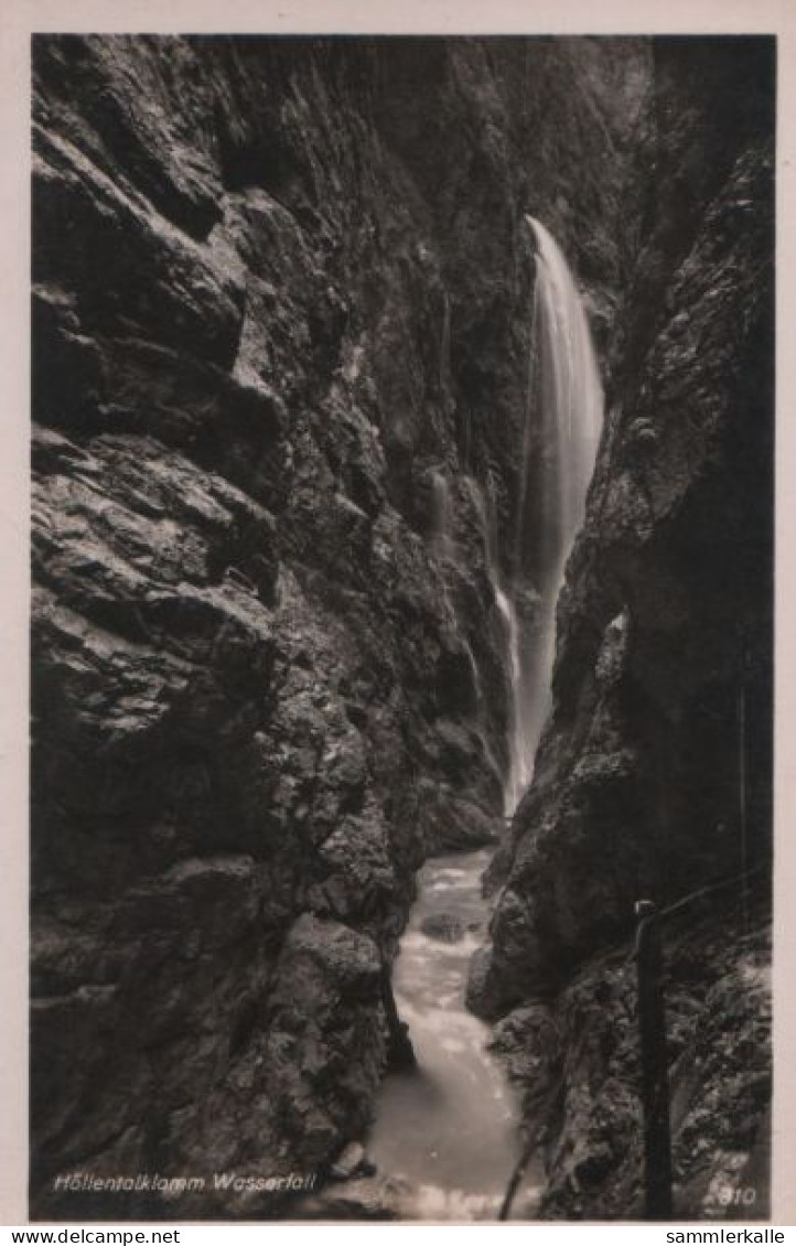 86386 - Höllentalklamm - Wasserfall - Ca. 1950 - Höllental