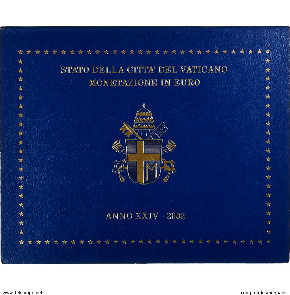 Vatican, John Paul II, Set 1 Ct. - 2 Euro, 2002 (Anno XXIV), Rome, FDC - Vatican