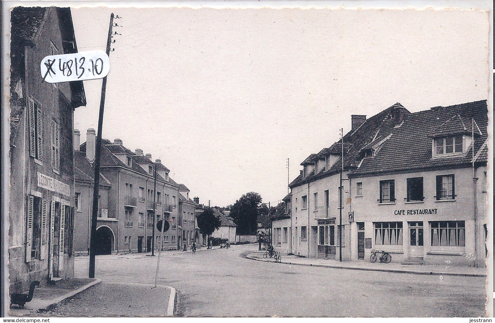 CHAOURCE- RUE DES FONTAINES RECONSTRUITE- CAFE-RESTAURANT - Chaource