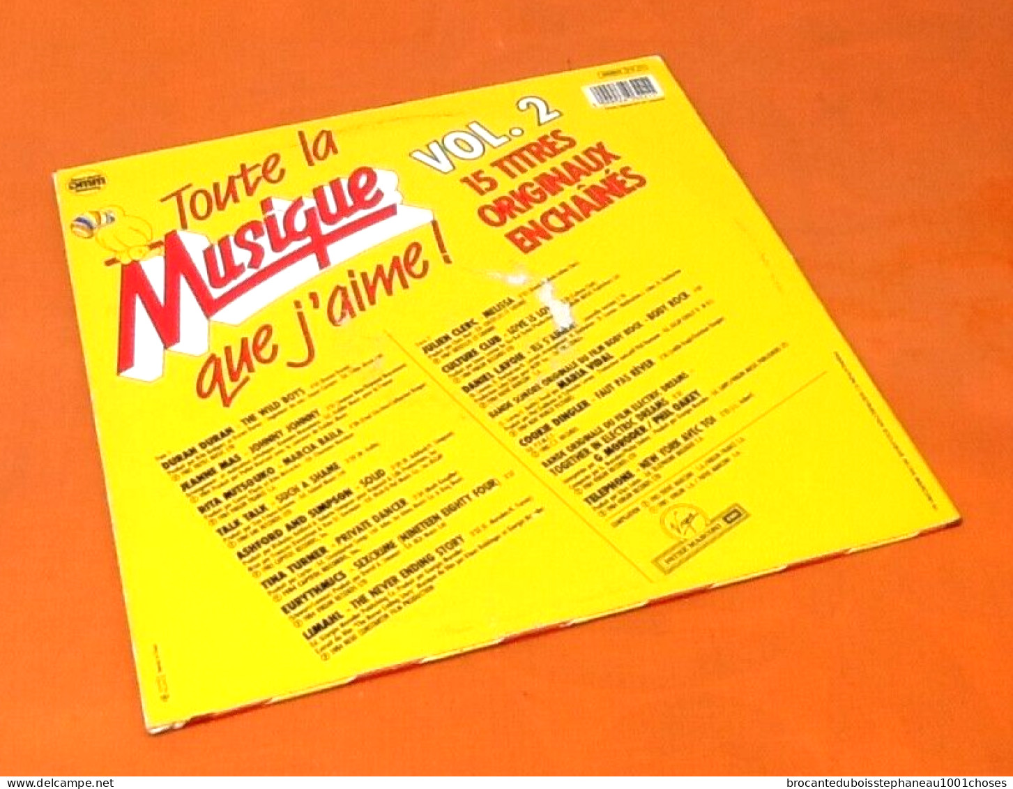 Vinyle 33 tours  Toute la Musique que j' aime !  Volume 2  (1985)