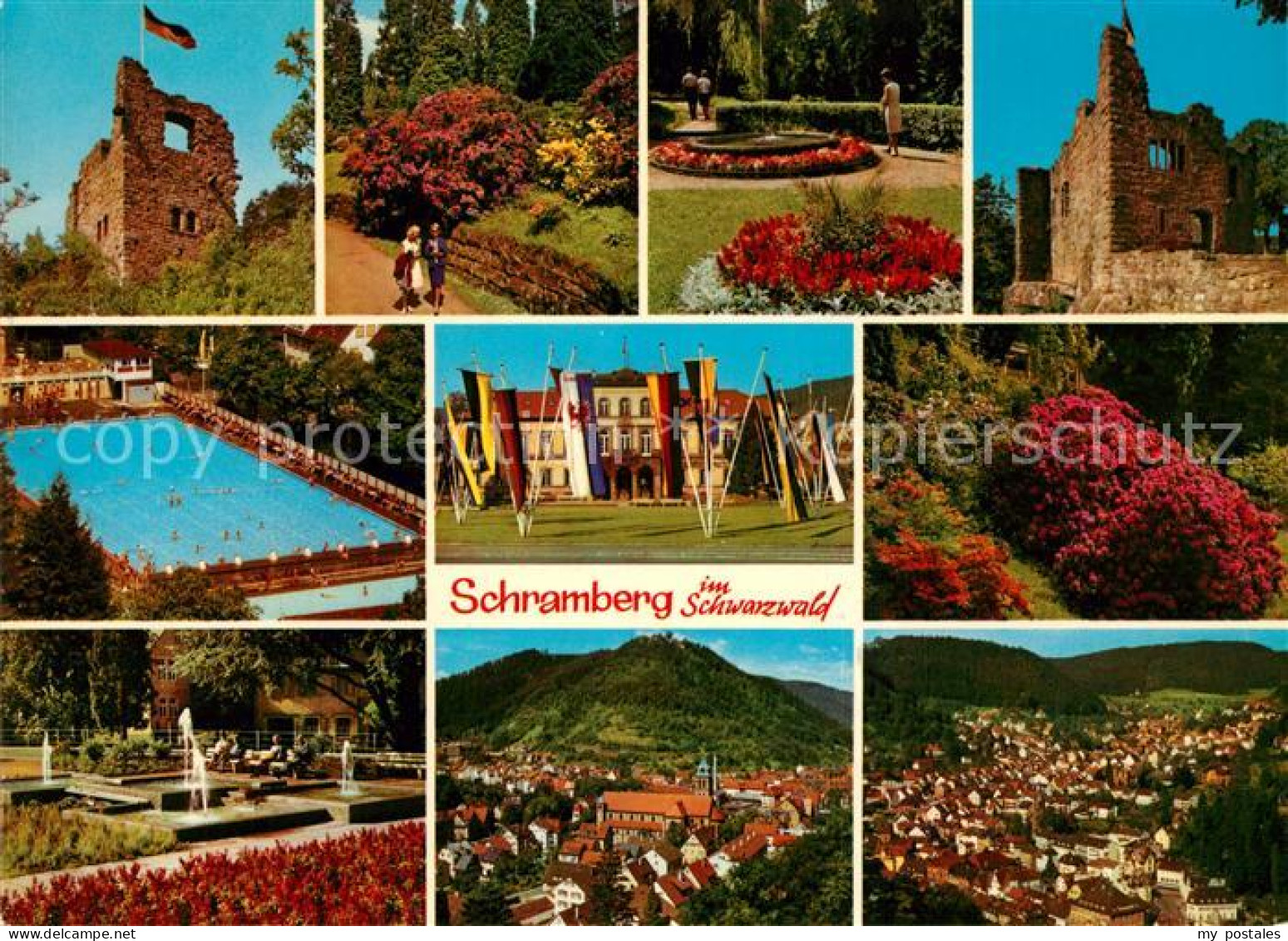 73192677 Schramberg Burgruine Schwimmbad Schramberg - Schramberg