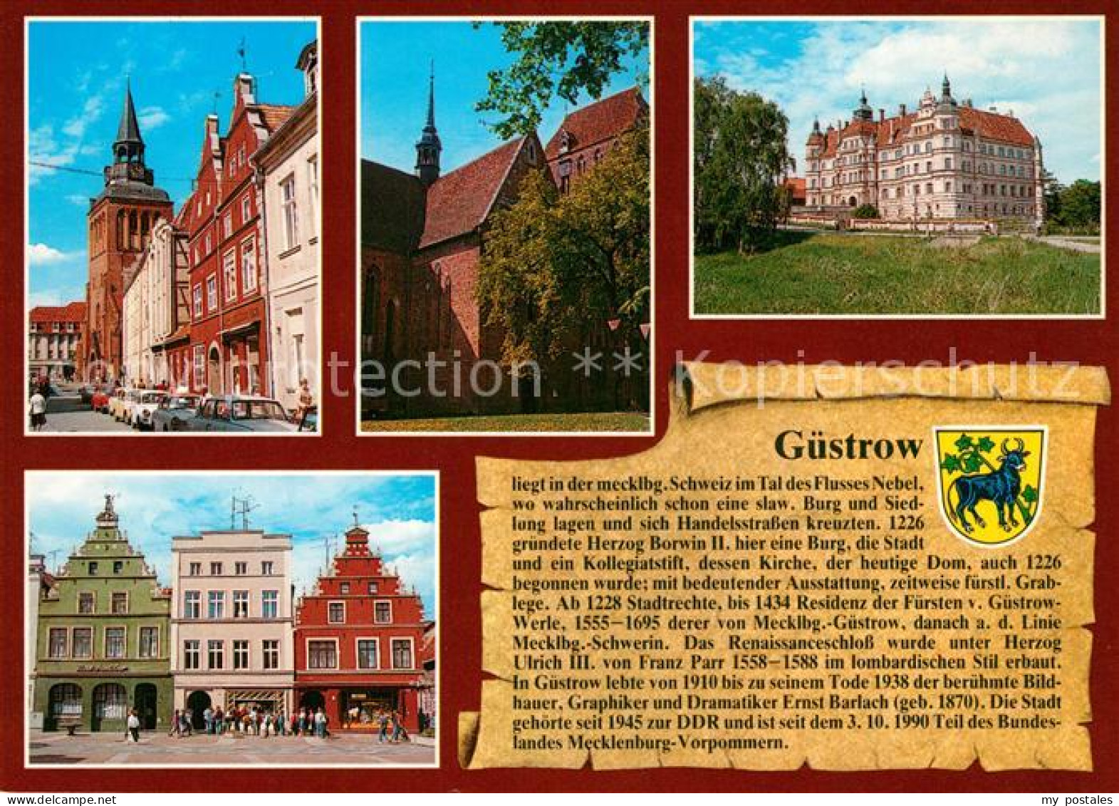 73192617 Guestrow Mecklenburg Vorpommern  Guestrow Mecklenburg - Guestrow