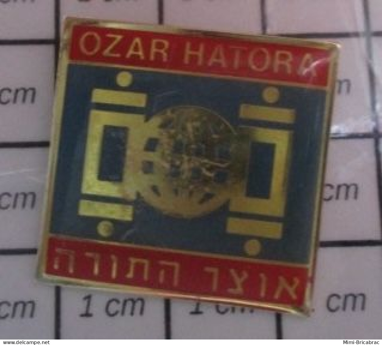 718B Pin's Pins / Beau Et Rare / ADMINISTRATIONS / Ozar Hatorah, Premier Réseau éducatif Juif De France - Administración