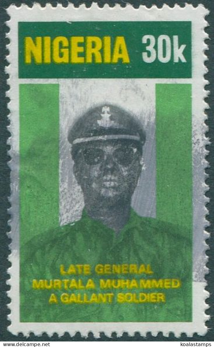 Nigeria 1977 SG368 30k General In Battle Dress FU - Nigeria (1961-...)