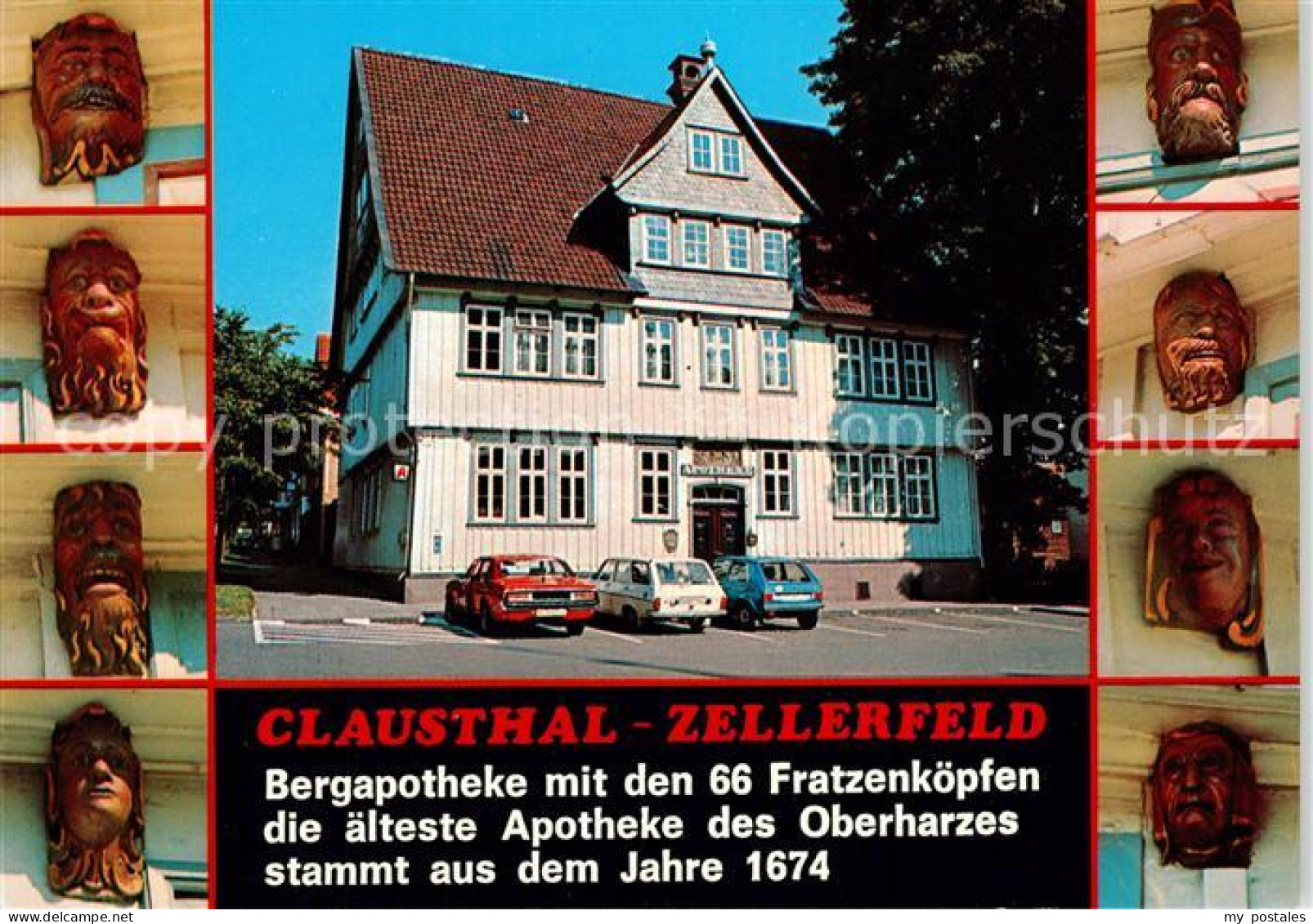 73183196 Clausthal-Zellerfeld Bergapotheke Mit Den 66 Fratzenkoepfen Clausthal-Z - Clausthal-Zellerfeld