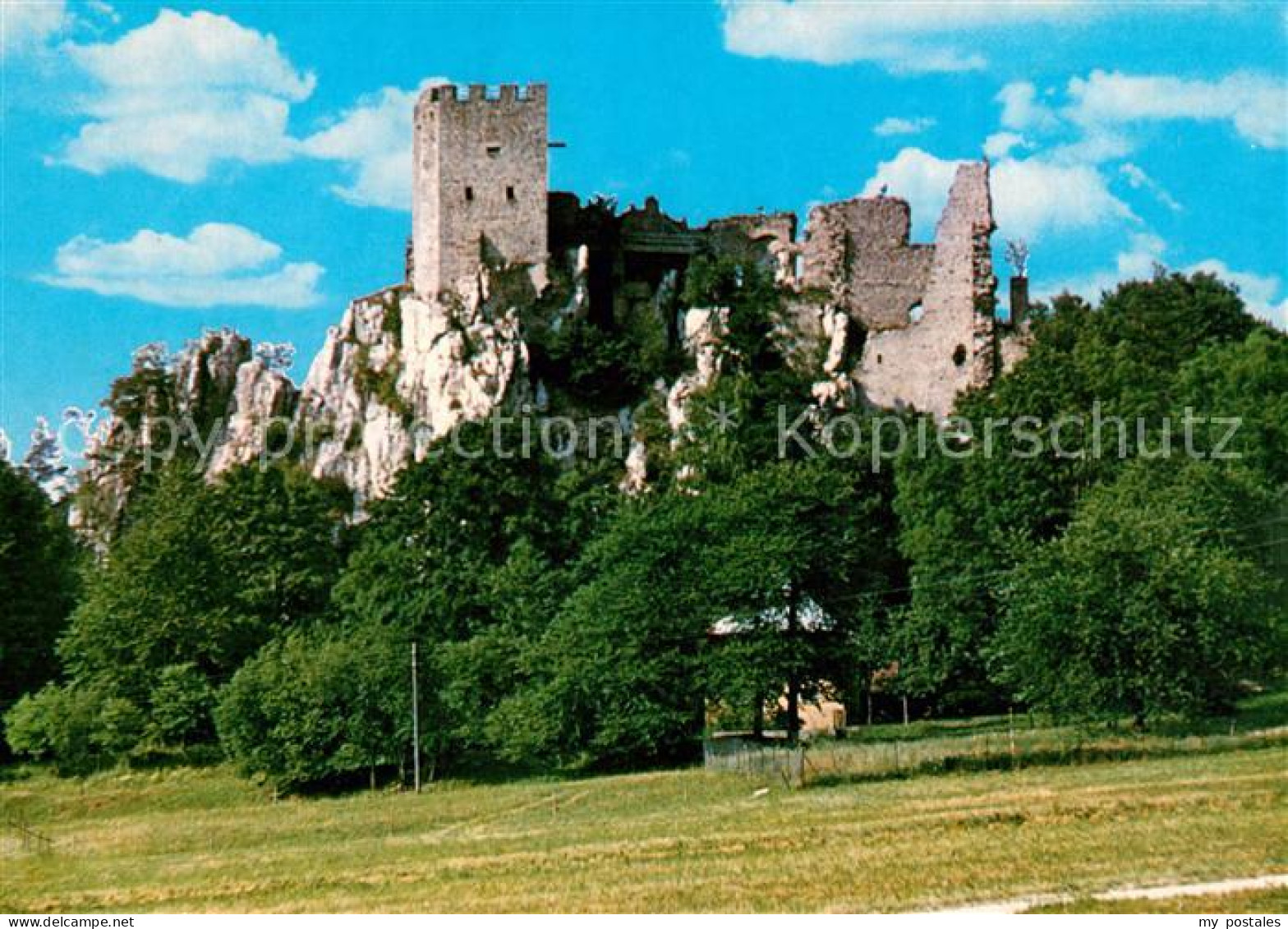 73183116 Weissenstein Regen Burgruine Weissenstein Bayerischer Wald Weissenstein - Regen