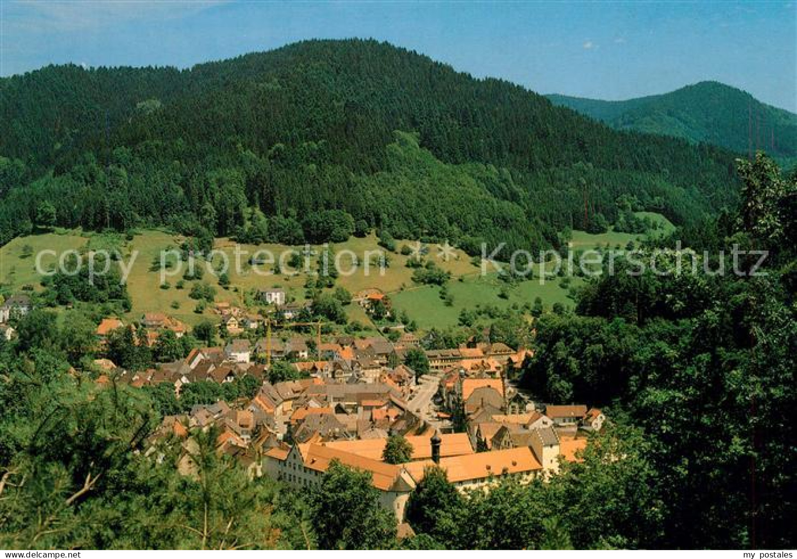 73183103 Wolfach Panorama Mit Kloster Wolfach - Wolfach