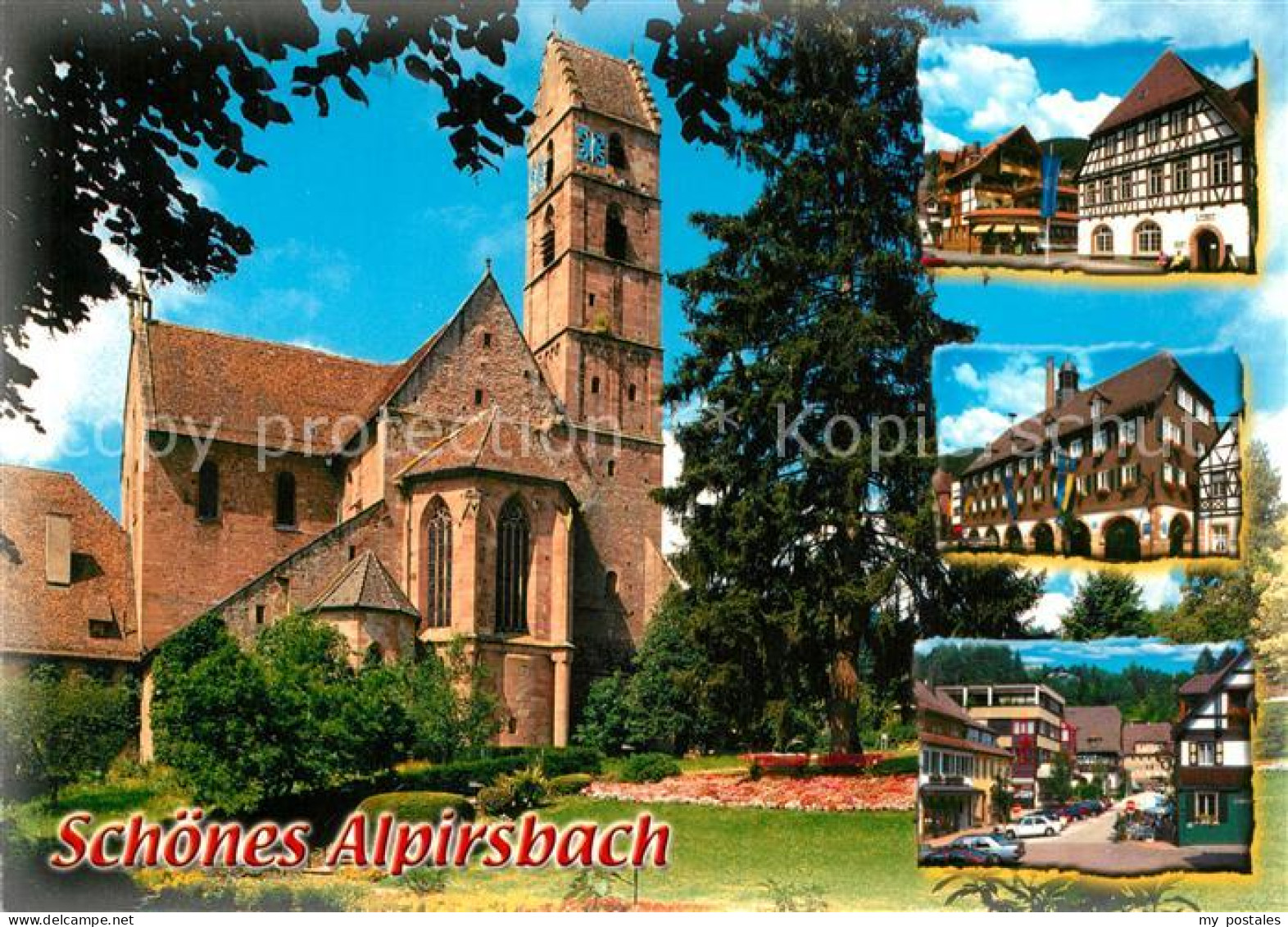 73183101 Alpirsbach Kurstadt Klosterstadt Im Schwarzwald Kirche Fachwerkhaus Str - Alpirsbach