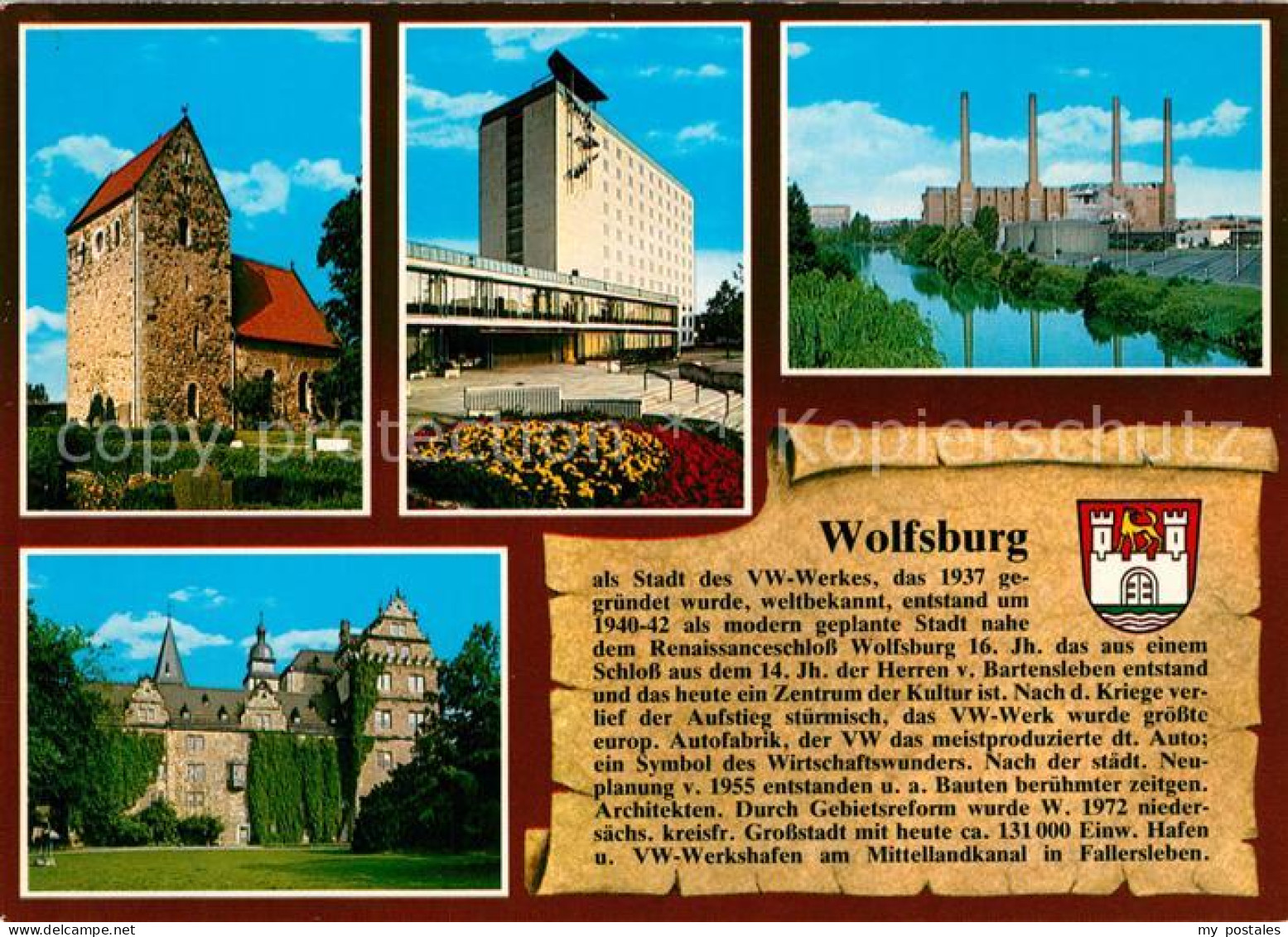 73182847 Wolfsburg St Annenkirche Rathaus VW Werk Schloss Wolfsburg - Wolfsburg