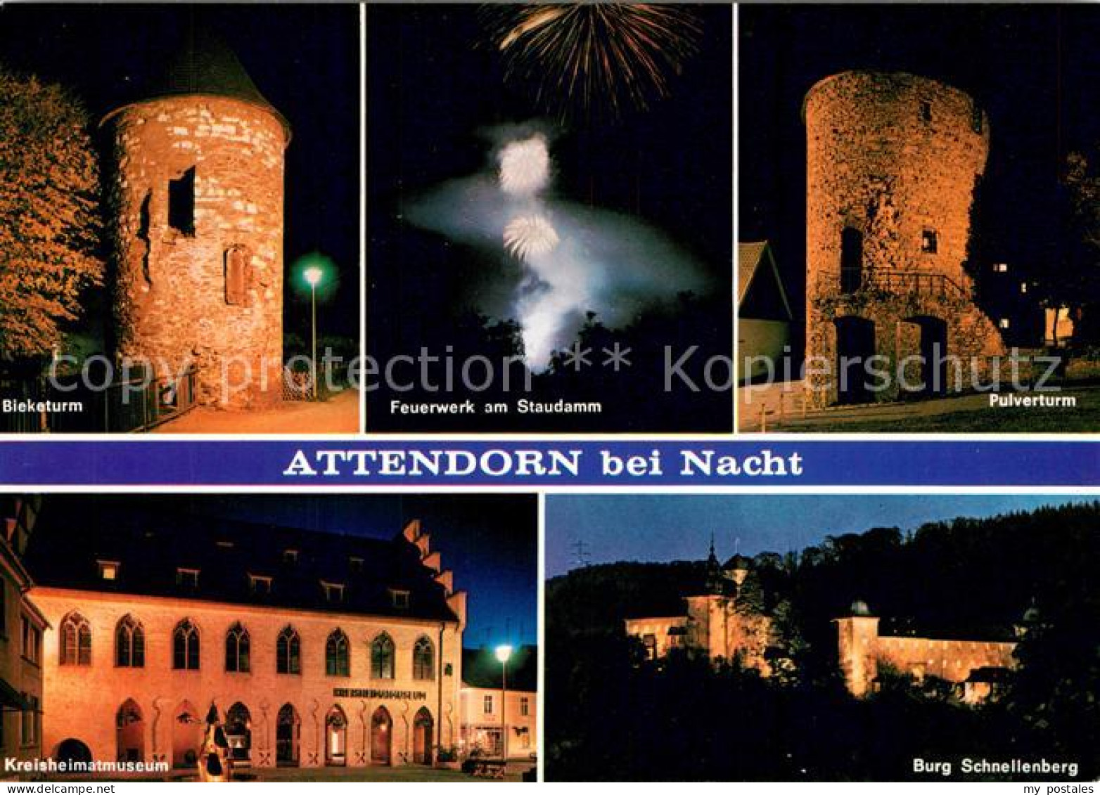 73182751 Attendorn Bieketurm Feuerwerk Pulverturm Kreisheimatmuseum Burg Schnell - Attendorn