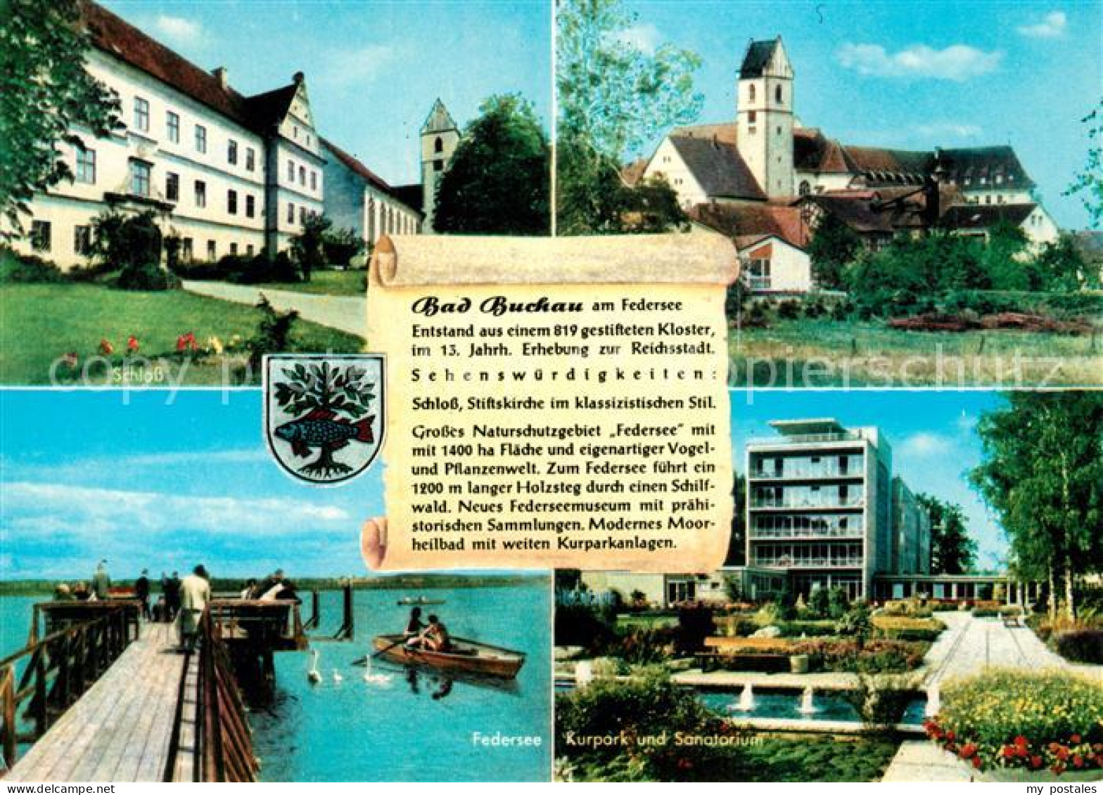 73182513 Bad Buchau Federsee Schloss Kirche Federsee Kurpark Sanatorium Chronik  - Bad Buchau