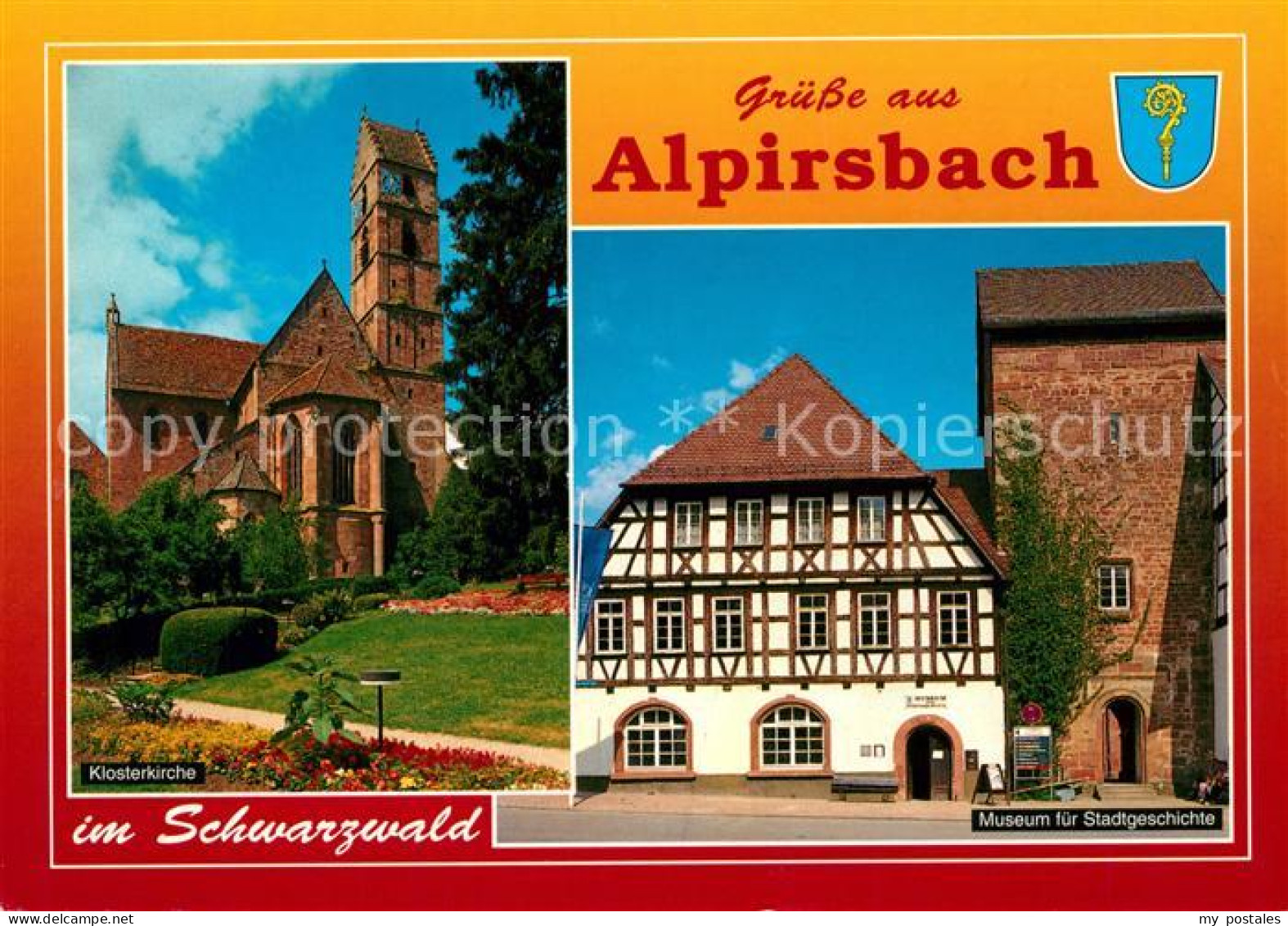 73182424 Alpirsbach Klosterkirche Museum Fuer Stadtgeschichte Fachwerk Luftkuror - Alpirsbach