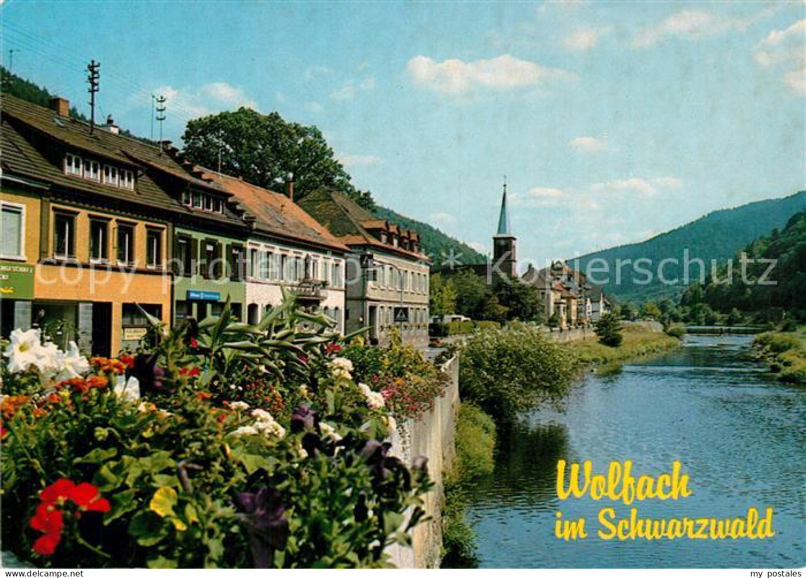 73182418 Wolfach Haeuserpartie An Der Kinzig Luftkurort Im Kinzigtal Wolfach - Wolfach