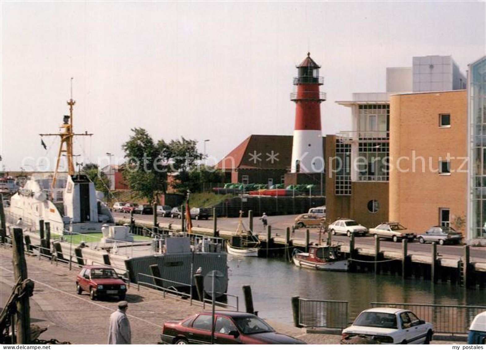 73182415 Buesum Nordseebad Alter Hafen Und Leuchtturm Buesum Nordseebad - Buesum