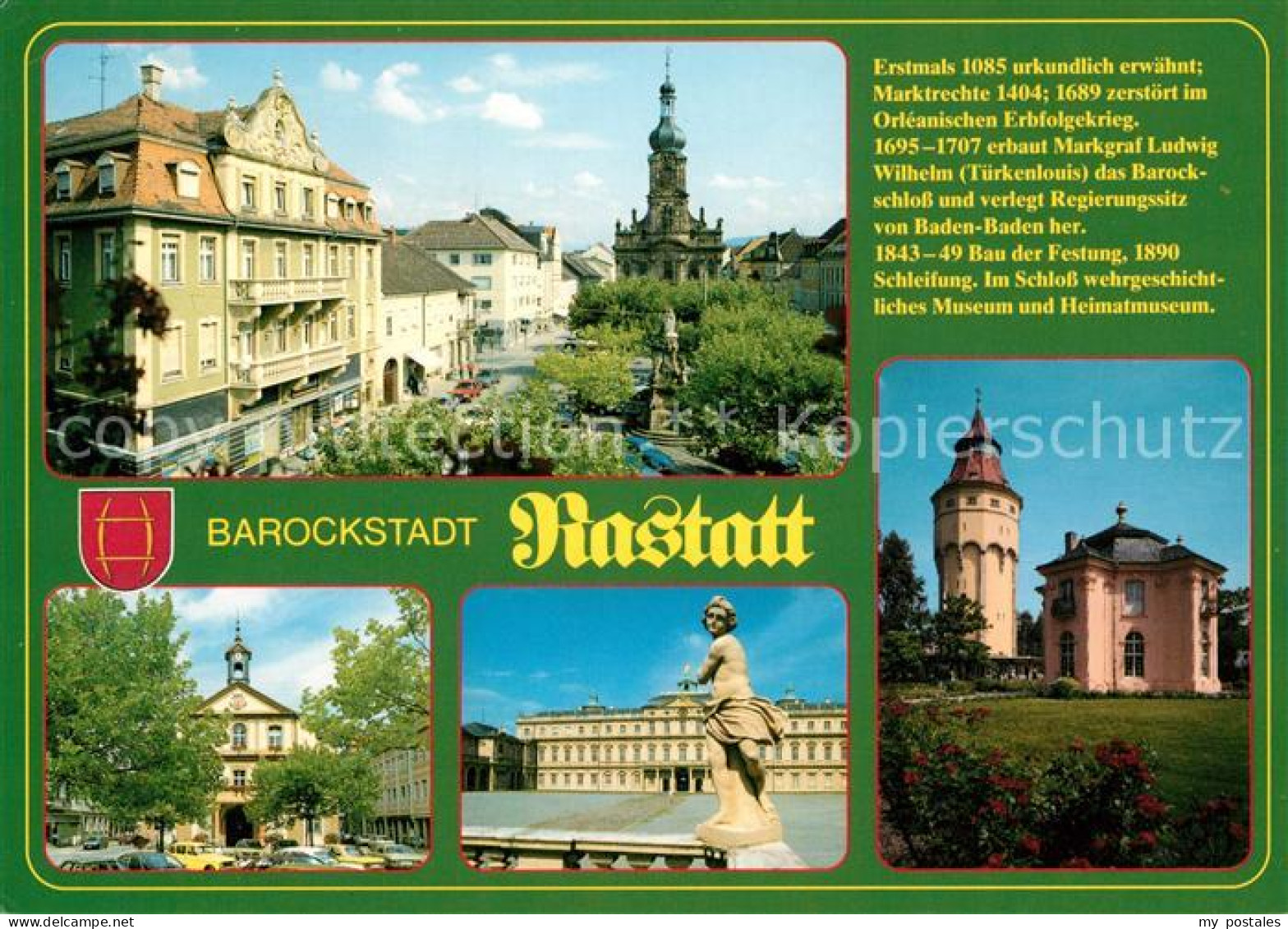 73182380 Rastatt Schloss  Rastatt - Rastatt