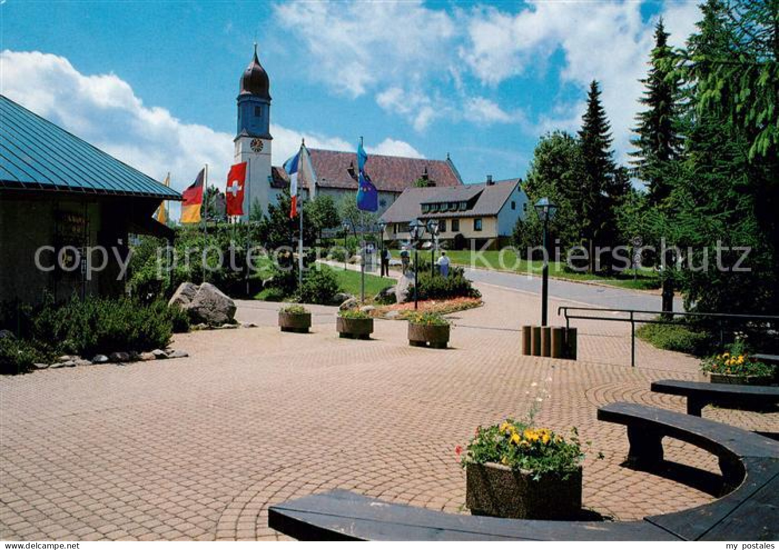 73182071 Hoechenschwand Ortsmotiv Mit Kirche Kurort Im Hochschwarzwald Hoechensc - Hoechenschwand