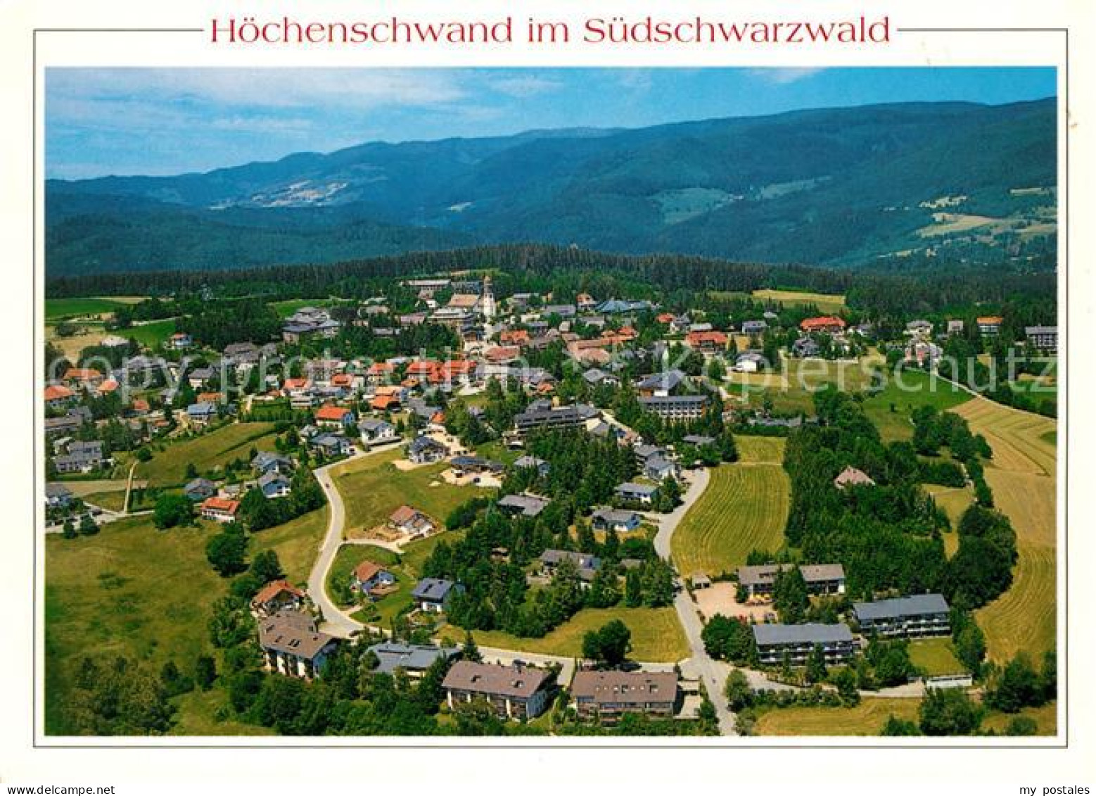 73182070 Hoechenschwand Kurort Im Suedschwarzwald Fliegeraufnahme Hoechenschwand - Hoechenschwand