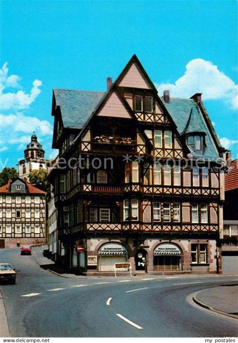 73181977 Kirchhain Hessen Partie An Der Gaenseburg Fachwerkhaus Kirchhain Hessen - Kirchhain