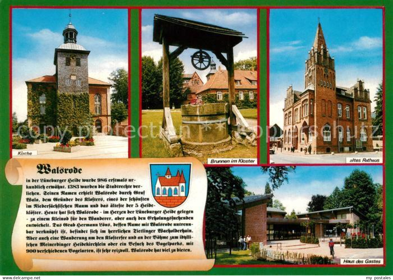 73181722 Walsrode Lueneburger Heide Kirche Brunnen Im Kloster Altes Rathaus Haus - Walsrode