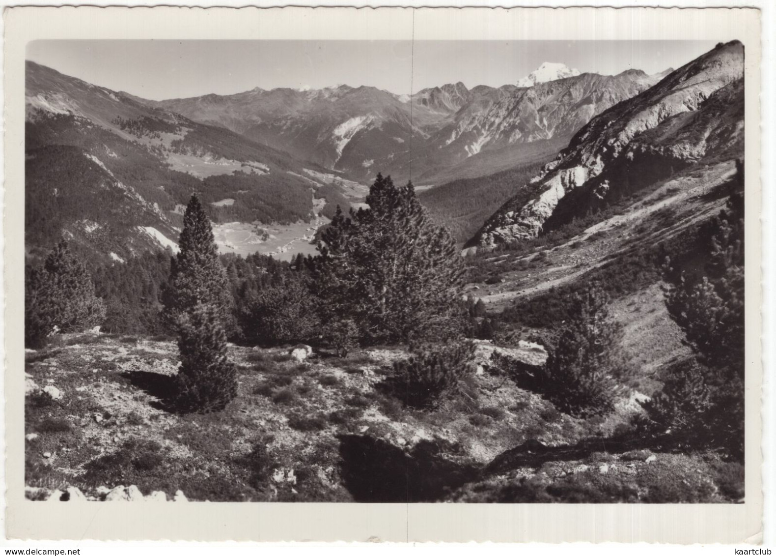 Blick Von Süsom Gjvé, Ofenbergpasshöhe 2155 M ü. M. - Münstertal, Tschierv - (Suisse/Schweiz) - 1965 - Tschierv