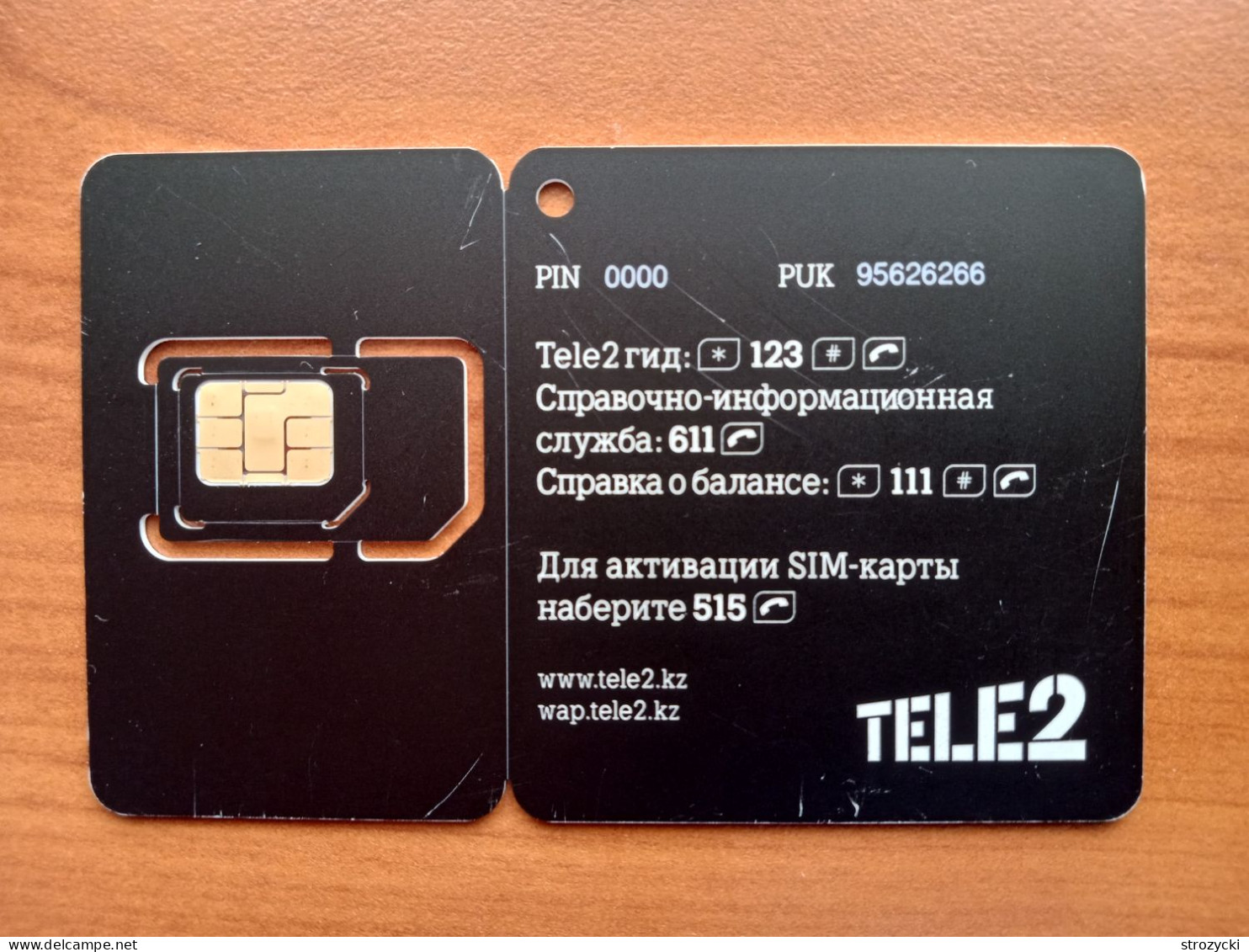 Kazakhstan - Tele2 (standard, Micro, SIM) - GSM SIM - Mint - Kazakhstan