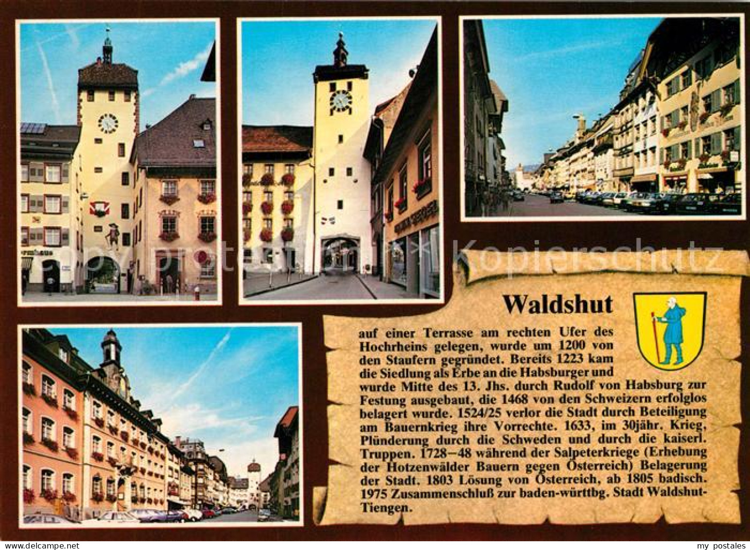 73181473 Waldshut-Tiengen Oberes Tor Unteres Tor Kaiserstrasse Rathaus Waldshut- - Waldshut-Tiengen