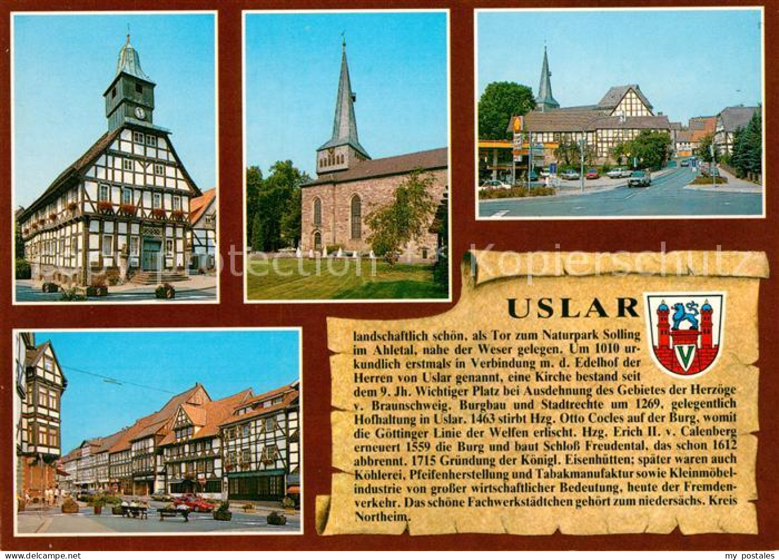 73181452 Uslar Solling Rathaus St Johannis Kirche Stift Und St Johannis Lange St - Uslar