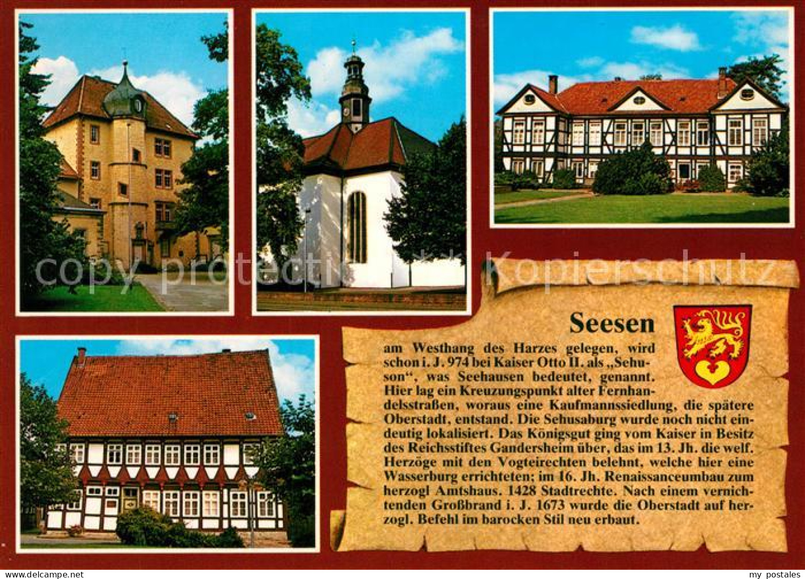 73181431 Seesen Harz Burg Sehusa St Andreaskirche Ehem Jagdschloss Schreibschule - Seesen