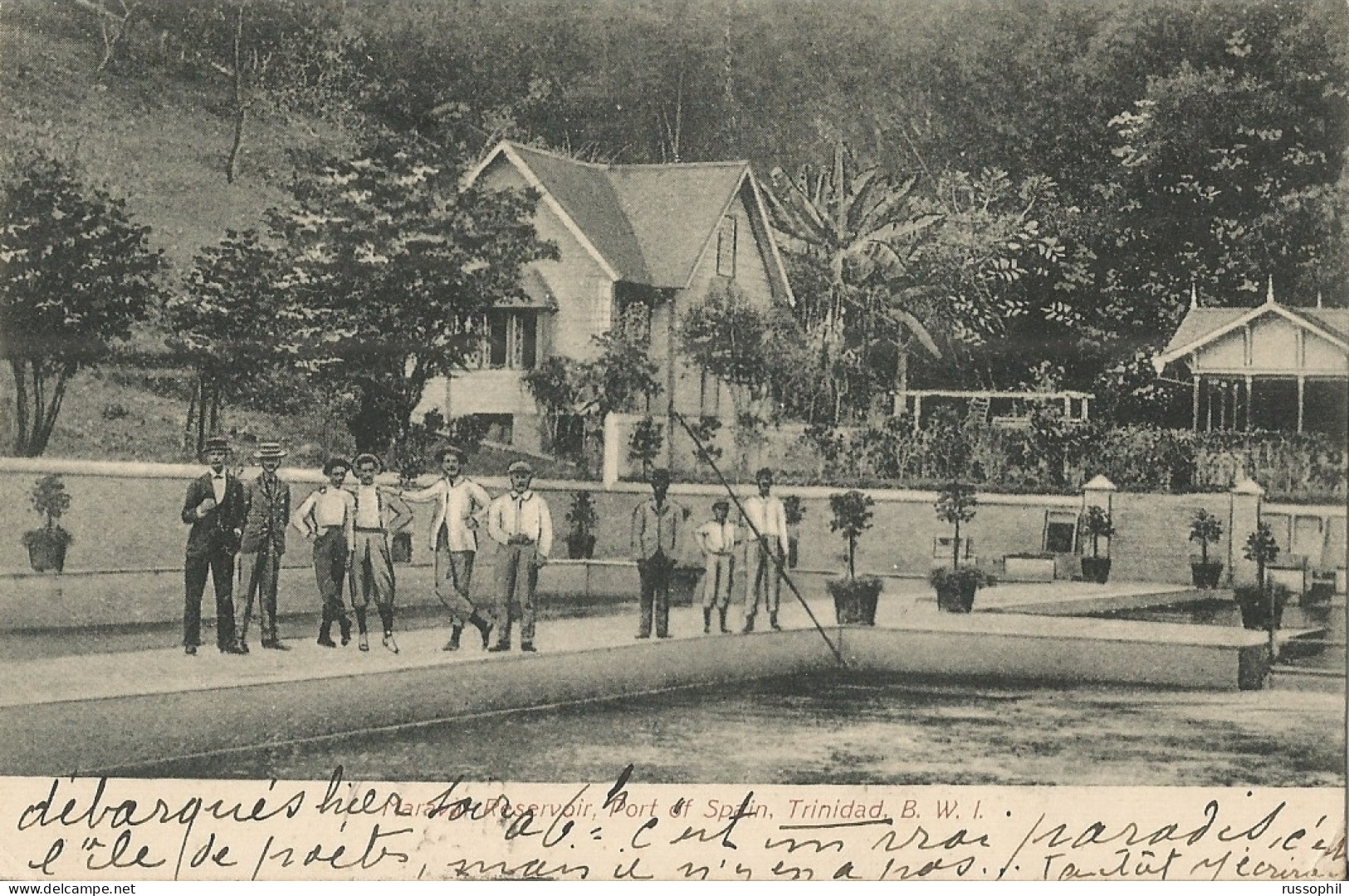 TRINIDAD - B.W.I. - MARAVAL RESERVOIR, PORT OF SPAIN - 1908 - Trinidad