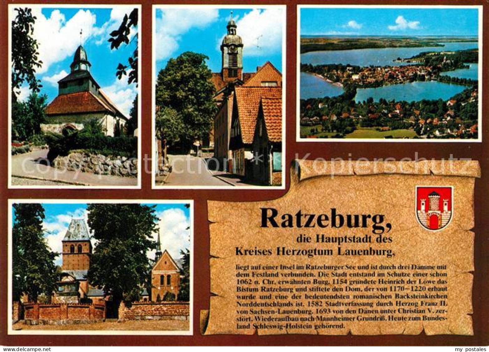 73181404 Ratzeburg Backsteinkrichen Fliegeraufnahme Ratzeburg - Ratzeburg