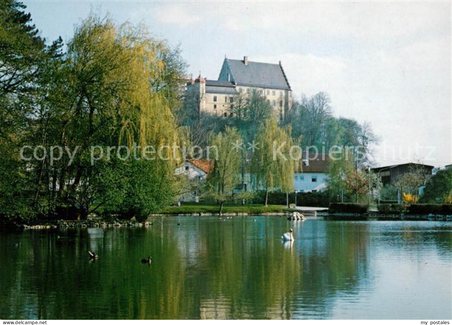 73181370 Illertissen Schloss Schwanenteich Illertissen - Illertissen