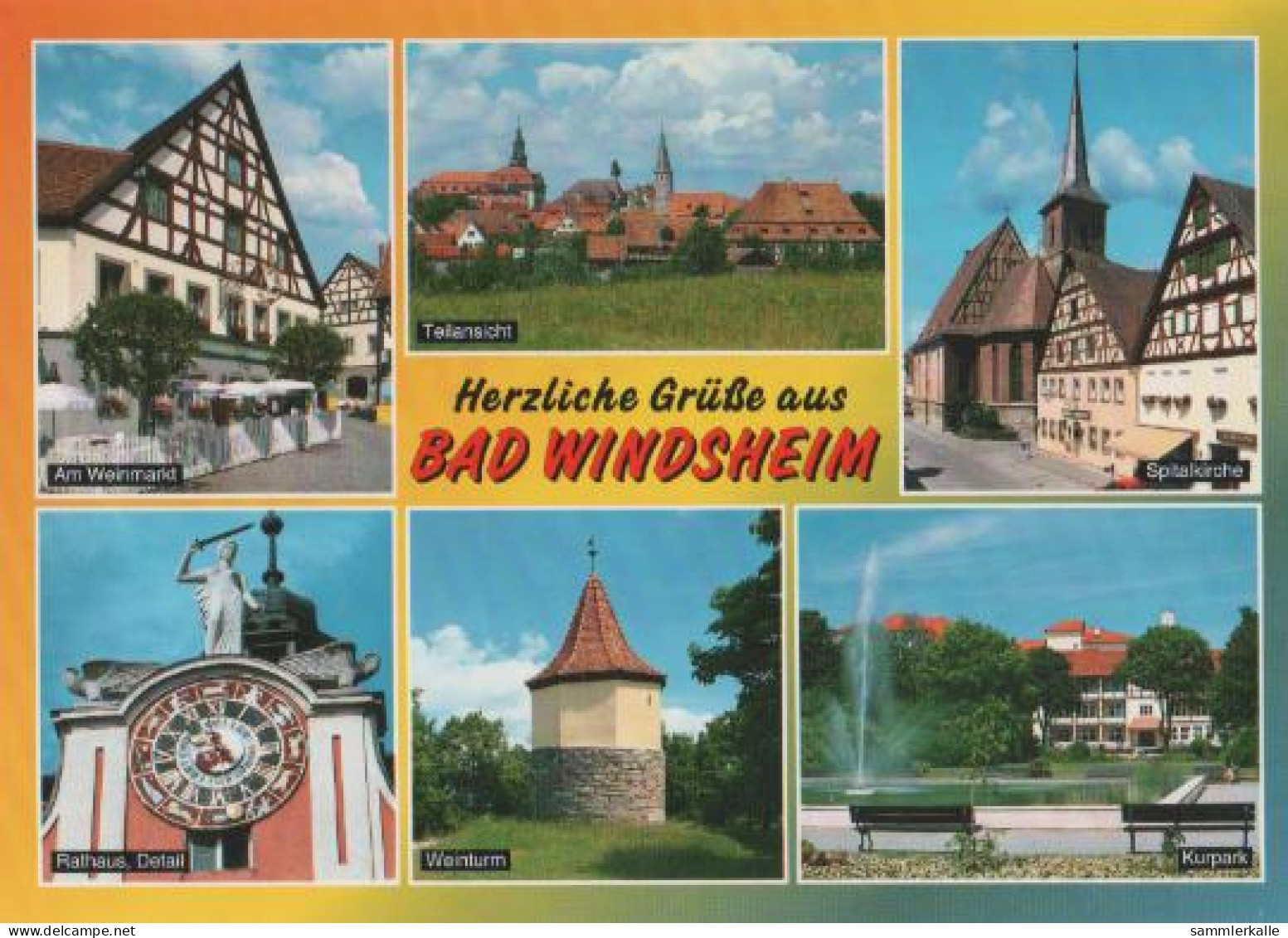 24852 - Bad Windsheim U.a. Weinturm - Ca. 1995 - Bad Windsheim