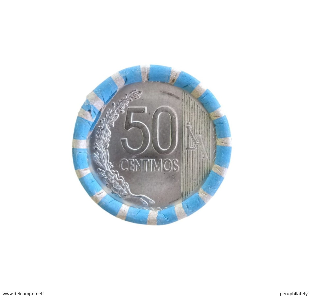Peru 50 Centimos Coin Roll X 20 , UNC - Perú