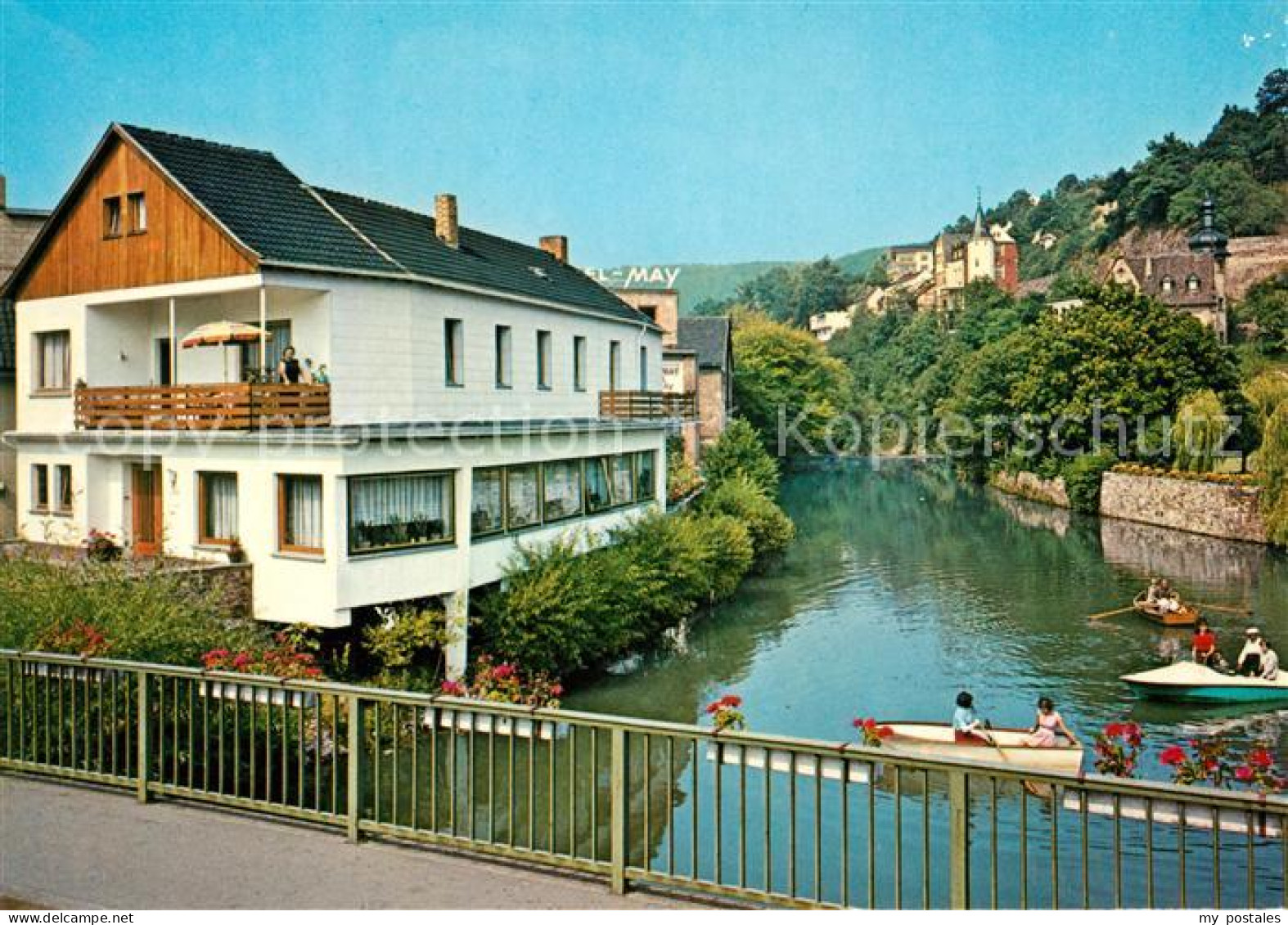 73181185 Gemuend Eifel Panorama Zusammenfluss Urft Olef Gemuend Eifel - Schleiden