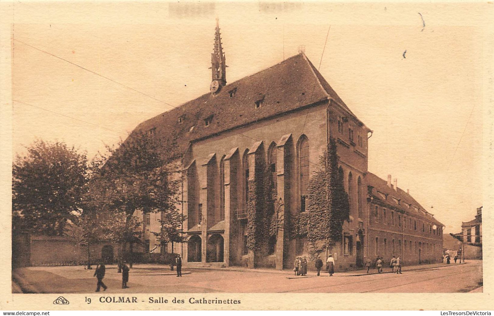 FRANCE - Colmar - Vue Générale De La Salle Des Catherinettes - Animé - Vue De L'extérieur - Carte Postale Ancienne - Colmar