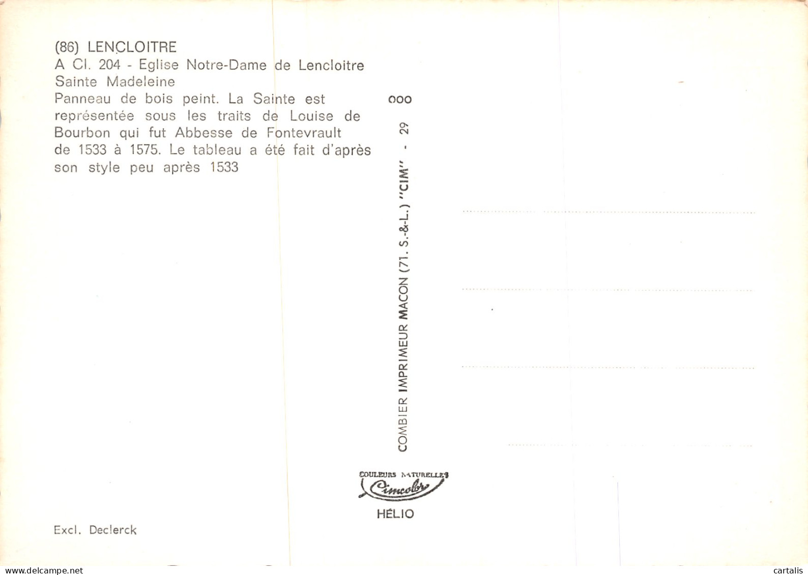 86-LENCLOITRE-N°4003-A/0089 - Lencloitre