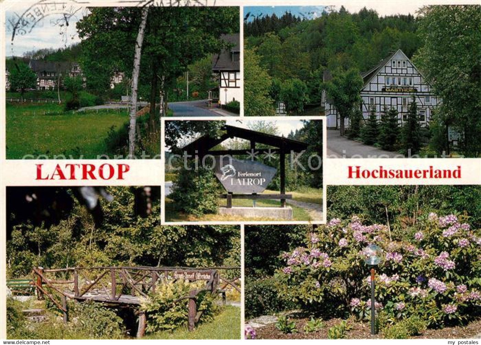 73180979 Latrop Sauerland Park Gasthaus Franz Bosch Bruecke Ortsmotive Latrop Sa - Schmallenberg