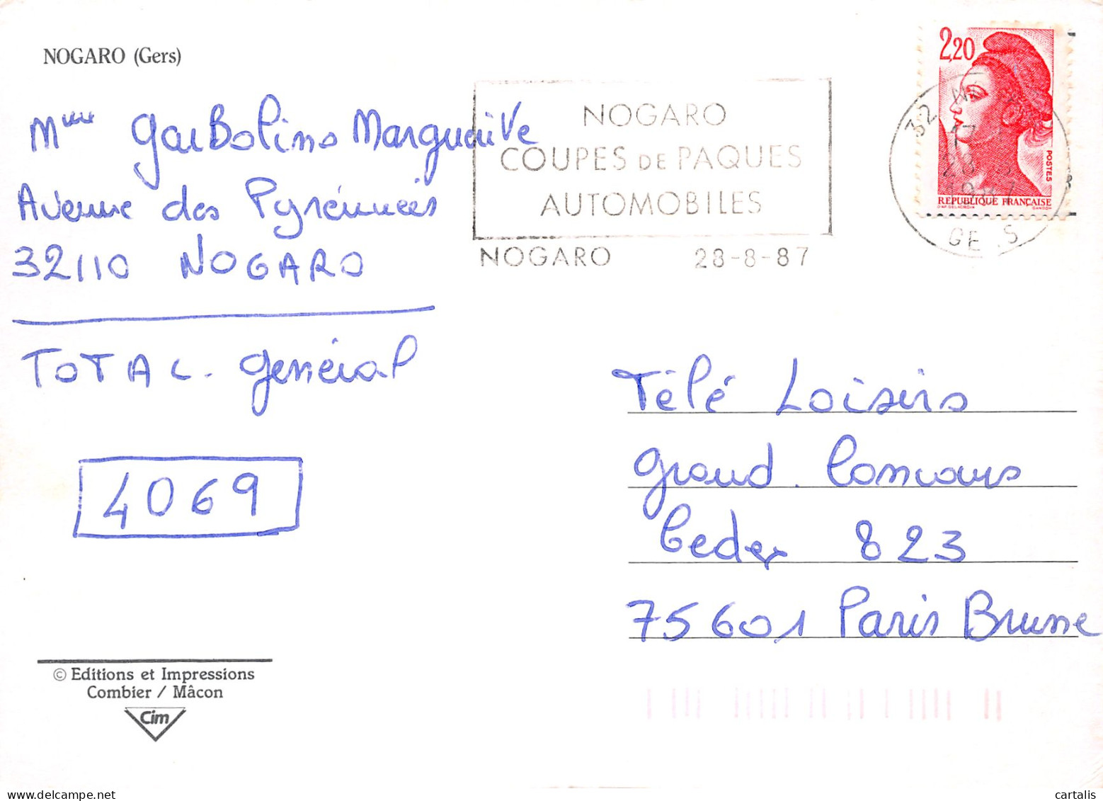 32-NOGARO-N°4004-B/0325 - Nogaro