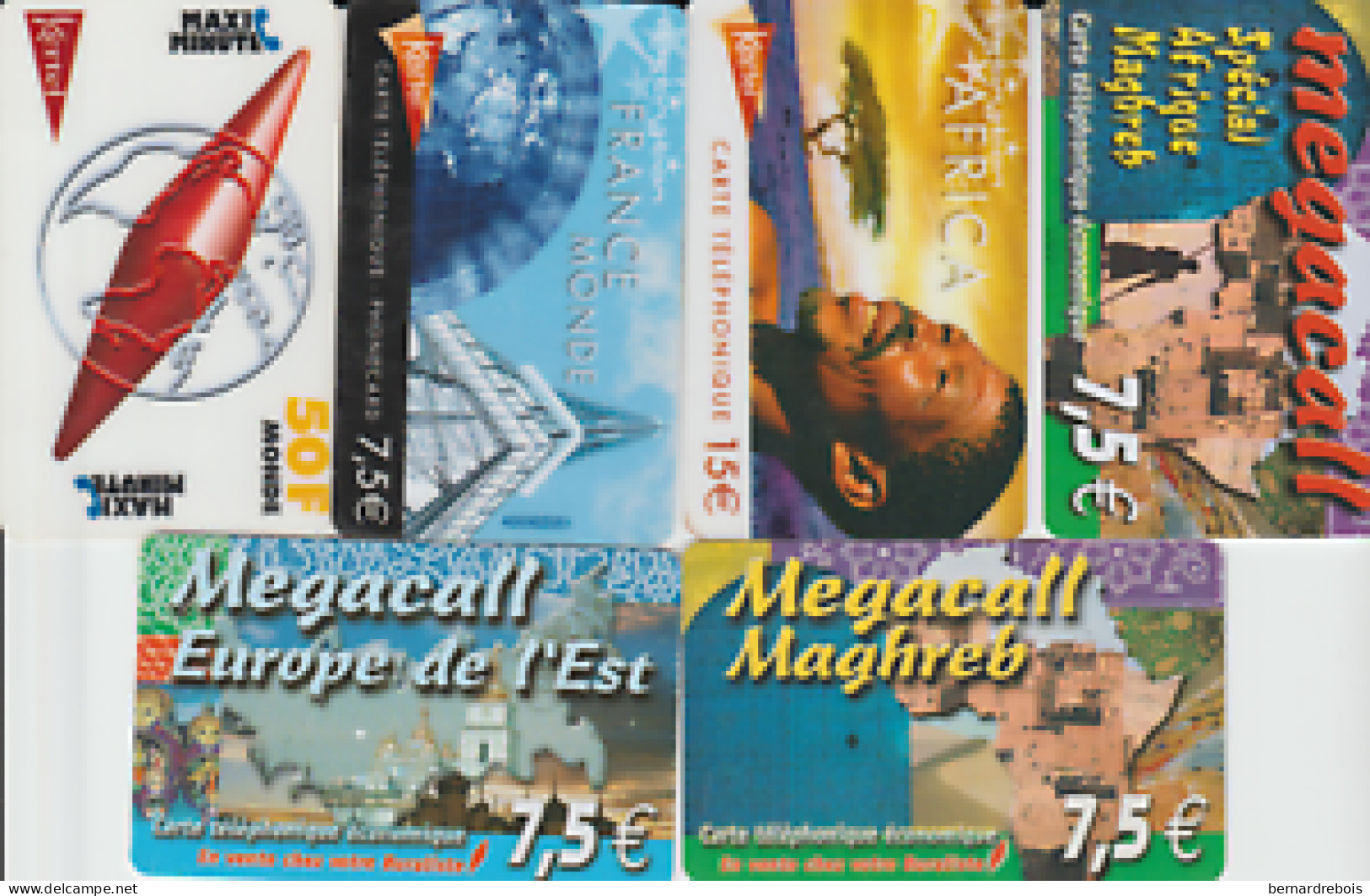 A16 - 6 PREPAYEES, Pour 1 € - Collections