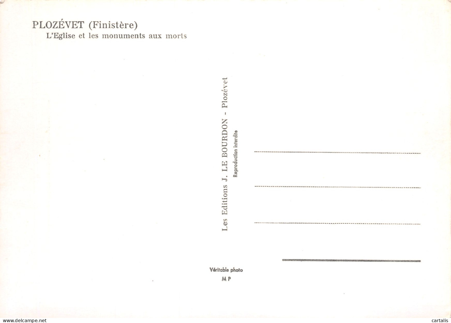 29-PLOZEVET-N°4005-B/0185 - Plozevet