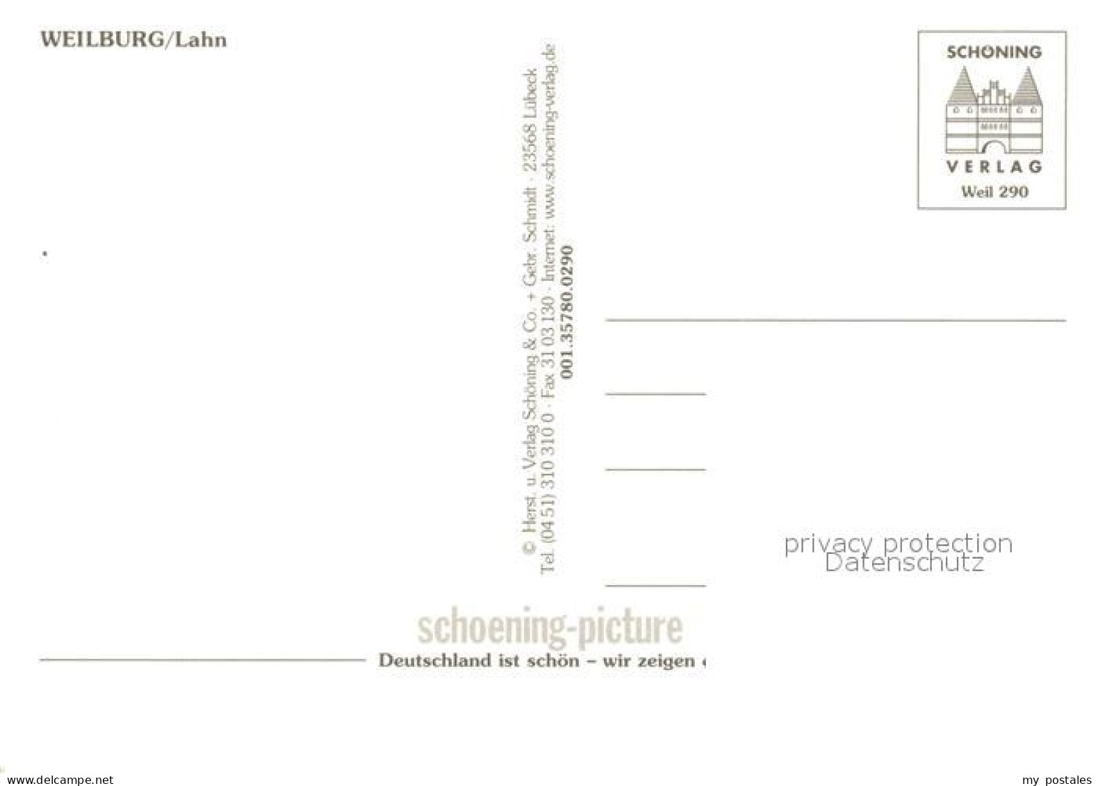 73180757 Weilburg Ehemalige Residenz Stadtpanorama Torbogen Marktplatz Brunnen W - Weilburg