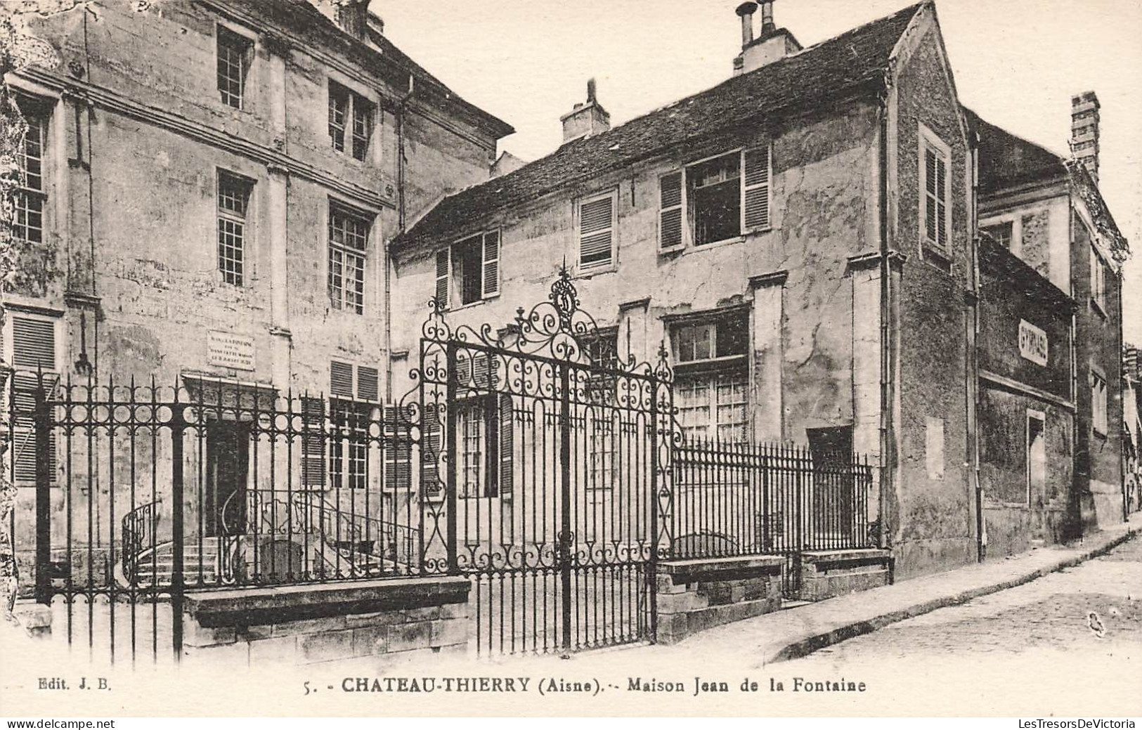FRANCE - Chateau Thierry (Aisne) - Vue De La Maison Jean De La Fontaine - Vue Panoramique - Carte Postale Ancienne - Chateau Thierry