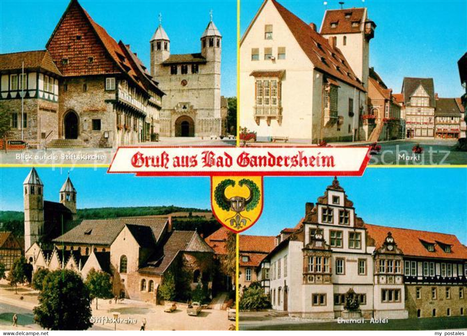 73180575 Bad Gandersheim Stiftskirche Markt Ehemalige Abtei Bad Gandersheim - Bad Gandersheim