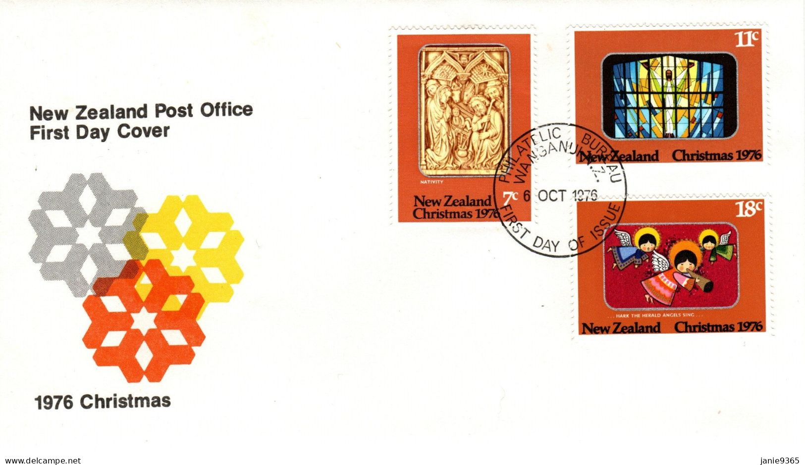 New Zealand 1976 Christmas FDC - FDC
